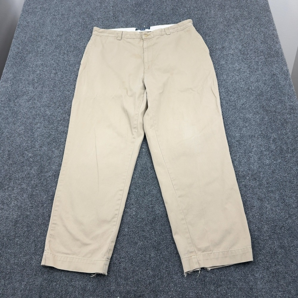 Polo Ralph Lauren Philip Pant Men 38x30 Khaki Cotton Chino Casual Classic Preppy